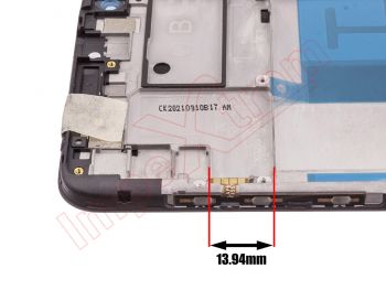Pantalla Service Pack pls ips negra con marco para Samsung Galaxy a11, sm-a115